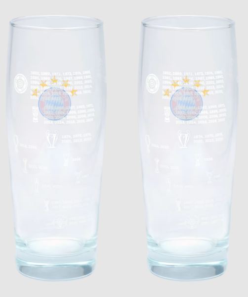 FC Bayern München - Halbeglas 2er-Set Erfolge